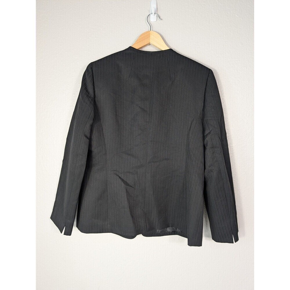 Tahari Arthur S. Levine Women's Size 12‎ Black Lined Dress Blazer Jacket N92 - Picture 2 of 9